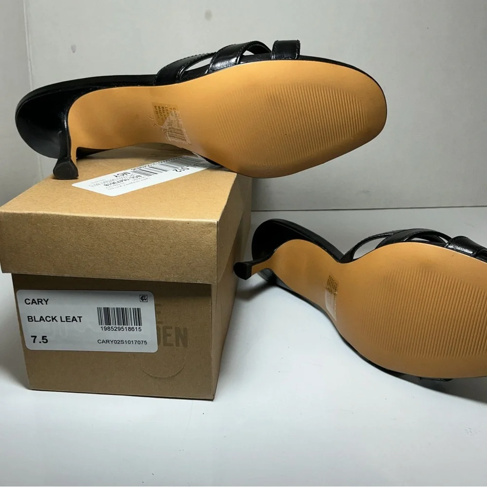 Steve Madden Cary Black Leather - Picture 8 of 8